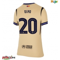 Camiseta Barcelona Dani Olmo #20 Visitante Equipación para mujer 2025-26 manga corta